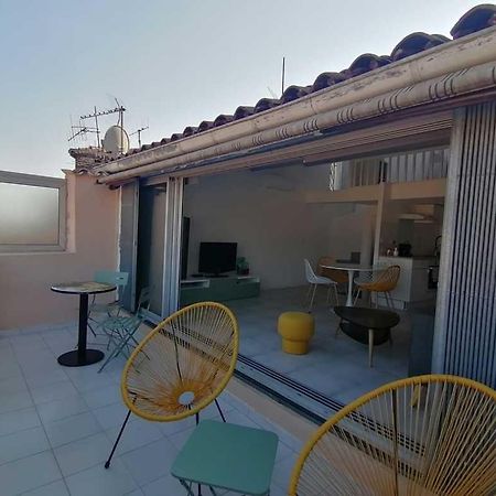 Charmant Appartement Terrasse Sur Les Toits Грас Екстериор снимка